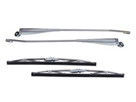 Wiper arm front set. Porsche 911 / 912 / 964 LHD cars - 91162831300, 1698301210, 1698300670, 1698300680, 91162831400, 91462831310, 91462831410