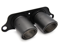 DesignTek Sortie d'échappement en fibre de carbone Porsche 991 GT3 - 99111125390, 99111125393, 99111125391