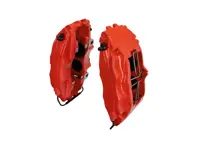 Étriers de freins 4 pistons 'Big Red' 993 Turbo freins. Multiples applications Porsche - 99335142510, 99335142610, 1661900310, 640-C100/200-002 - EQ641200