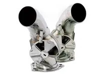 Heater flap box. Porsche 911 / 930 1987-89 Stainless Steel SET OF 2 - 9220001, 91121101400, 91121101300