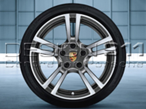 19' Turbo II Alloy Wheels & Tyres Original Porsche for 997.2 Turbo - 99704460282, 99704460382