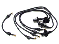 Jeu de câbles d'allumage HT. Porsche 356 / 912 / 914 - 61610995200, 0300.890.303, 1692000112 - ZEF303, ZEF303