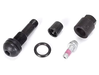 Tige de valve de surveillance de la pression des pneus en noir. Porsche 991 GT3 / 718 Cayman / 971 Panamera - 9P1601361B, 9P1601361G, 9P1601361E