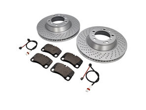 REAR Brake Pads and Brake Disc Package Porsche 997 3.6L C2 - 99635240501, 99635240502, 99635240601, 99635240602