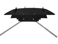 Achterdiffusor met vinnen. Porsche 997 Cup R - TK 442