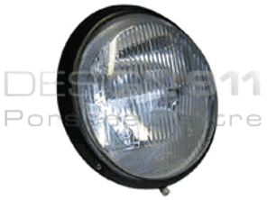 Faro anteriore Black Rim Porsche 911 1969-86 (tipo non livellante) LHD AUTO - 91163111302, 911.631.113.02, 1695100200
