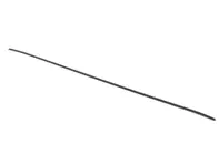 1/4 parte superiore della modanatura del rivestimento del lunotto posteriore, nero. Porsche 928 - 9285434201070K, 9285434191070K