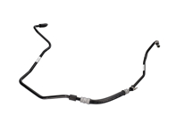 Power steering return line steering rack to oil cooler RHD. Porsche 958 Cayenne - 95834745001, 95834745000