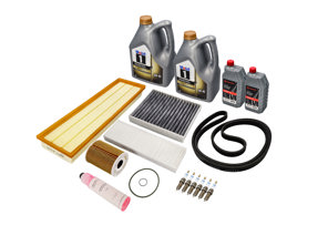 Service Wartungskit für Porsche 991 Turbo / Turbo S ohne PDCC - 9A135908103, 00004330121, 90012310630, 0PB115466, 99157237100, 9P1819631, 99917022890, 0PB903137A, 99111013070, 00004330521, 00004330119, 9917023690, 0242240637, 157717, 153669, 00004400204
