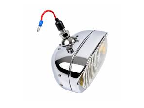 Fog Lamp with Clear Glass & Yellow Reflector. Porsche 356A / 356B / 356C / 911 - PCG63120110, 64463120103 - 1695200902