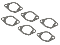 Inlet manifold gasket, SET OF 6. Porsche 911 1974-83 - 93011019712, 71-24706-20, 93011019716, 93011019701, 91111019201 - 516-001, 71-24706-20