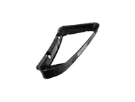 Telaio per presa d'aria posteriore da 1/4 di pannello - Nero satinato - per Porsche 987-2 Boxster Spyder 2011-2012 - 98750474903, 9875047490301C, 98750475003, 9875047500301C