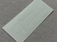 92 octane fuel gauge Decal. Porsche 911 (930) Turbo (1978 – 1989) - 91170125301