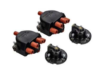 Verdelerkap en rotorarmset. Porsche 928 S4 / 928 GT / 928 GTS - 92860221101, 92860221300 - 1235522395, 1234332386