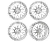 Juego de llantas de aleación Titan 7 Forged T-M20 de 18" Heritage Silver Porsche 987 / 981 / 718 - TM201810035513071HS