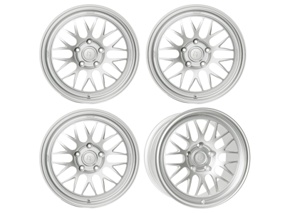 Juego de llantas de aleación Titan 7 Forged T-M20 de 18" Heritage Silver Porsche 987 / 981 / 718 - TM201810035513071HS