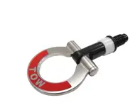 Crochet de remorquage pliable Rennline. TYPE DE VIS. Porsche 981/991/Panamera - E13.38, E1338