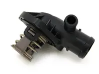 Water pump thermostat housing with insert and gasket. Porsche 958 Cayenne Diesel - 95810603210