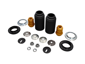 Kit di montaggio superiore e revisione ammortizzatore anteriore. Porsche 987.2 Boxster 2009-12 con PASM - 99970345740, PAF103353, 99734310701, 99734301801, 99634351505, 99634351701, 99634351100, 99634351101, 99634351300, 99634330102, 99634350500, 99734310700