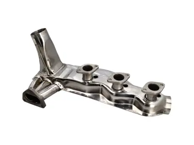 Scambiatori di calore di scarico, acciaio inossidabile lucidato. Porsche 911 2.7L / 911 3.0L 1974-83 / 911SC - 91.101, 91.101G, 91.101S, 1623102100, 93021102501, 1623103300, 1623103500 - 1623103500