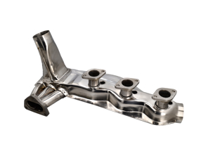 Uitlaatwarmtewisselaars, gepolijst roestvrij staal. Porsche 911 2.7L / 911 3.0L 1974-83 / 911SC - 91.101, 91.101G, 91.101S, 1623102100, 93021102501, 1623103300, 1623103500 - 1623103500