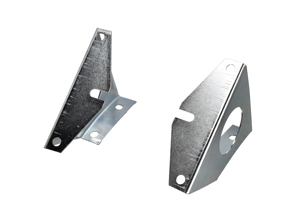 Number plate holder installation set. Porsche 912/911 1965-73 - 90170105124, 90170105125