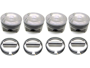 Motorzuigerset PORSCHE 944 TURBO 2.5L uitsluitend voor gebruik in fabrieksaluminiumboringen - 930070776