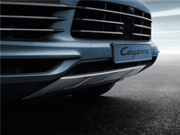 Stainless-steel skid plate (front). Porsche Cayenne (9YA) 2018>> - 9Y08078336M7