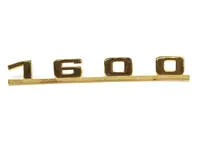 Hinteres Abzeichen '1600', Gold. Porsche 356 - 64455931100