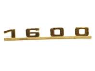 Hinteres Abzeichen '1600', Gold. Porsche 356 - 64455931100