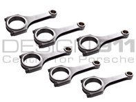 Drijfstangen SET VAN 6. Porsche 993 Turbo / 996 TURBO - 99310397501, 99610397570, 5468, 5469 - PR-993>-65000H, PR-993>-65000S