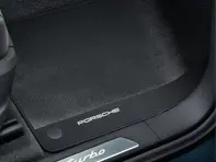 Carbon floor mats with leather edging. Porsche Cayenne (9YA) 2018>> LHD - 9Y0044844