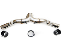 Fabspeed Edelstahl-Ladeluftkühlerrohr. Porsche 970 Panamera Turbo / Turbo S (2010-2016) - FS.POR.970T.ICP, 97011014071, 97011015070 - FS.POR.970T.ICP