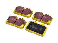 EBC 黄色刹车片“Fast Road”。保时捷 930 / 965 / 964 / 993 / 928 / 944 / 968 - 95135193908, 96535293904, 95135193909, 96535293905, 93035193805, 95135193904, 96435193902, 96435193903, 96435193905