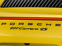 Insignia Trasera Negra 'PORSCHE 911 CARRERA 4S' para Porsche 991.2 - 99104480383041