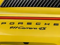 Insignia Trasera Negra 'PORSCHE 911 CARRERA 4S' para Porsche 991.2 - 99104480383041