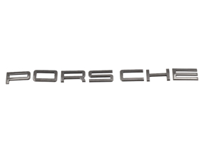 "PORSCHE" Emblem für Heckklappe - Achatgrau - für Porsche 95B-3 Macan T 2022>> - 95B853687B
