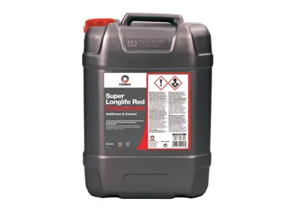 Bottiglia di liquido refrigerante/antigelo da garage da 20 litri (concentrata) - Lunga durata 5 anni rossa per auto Porsche - 52377048T, 00004330515, 00004330516