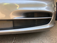 前保险杠侧格栅金属丝网套件。保时捷 996 Gen 2