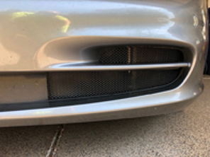 Front bumper side grille wire mesh kit. Porsche 996 Gen 2