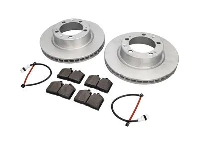 Bremsbeläge und Bremsscheiben vorn. Porsche 944S2 3.0L 16V 1989-91 - 95135104103, 94461236502, 96435193903, 95135104103ABS, 96435193903BRE