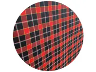 SOLM (Rosso) wool tartan fabric, inspiration: Ferrari