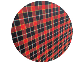 SOLM (Rosso) Woll-Tartanstoff, Inspiration: Ferrari *MUSTER*