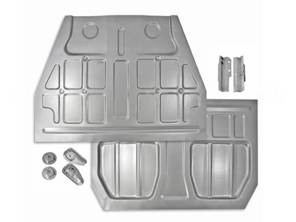 Floor pan kit. Porsche 356B T6 / 356C - 64450105003, 64450100206, 64450100207, 64450106900, 64450107000, 64450104900, 64450154005, PCG50105106, 64450105106, 64450105300, 64450100205, 64450157006 - PP119, PP120L, PP120R, PP118, PP123, PP124L, PP124R