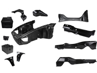 Karosserie-Vorbau-Set komplett mit Innenaufbau. Porsche 911 68-72 - 1680503710