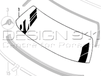 Parabrisas delantero transparente. Porsche 356 ROADSTER / DESCAPOTABLE D