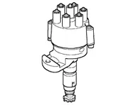 Distributor. Porsche 964 Turbo (965) - 965602024AX, 96560202400