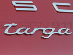 'TARGA' CHROM-Heckdeckel-Emblem. Porsche 991 Targa - 99155930900