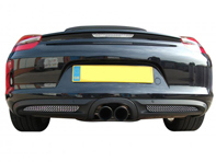 Juego de rejillas de acero inoxidable paragolpes trasero ZunSport. Porsche 981 Boxster / 981C Caimán - ZPR42912, ZPR42912B, ZPR42912, ZPR42912B
