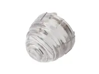 Lentille de clignotant avant, clair, rond. Porsche 356 - 64463141101, 1695451000